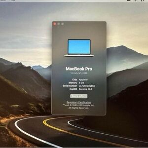 I’m giving out my MacBook Pro 2020 for a reasonable price we can compromise!...